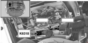 Relé de la bomba SMG (K6318) para el motor N62.