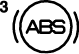 Diagrama de fusible para ABS 3 bajo el salpicadero del vehículo.