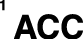 Diagrama de fusible para ACC 1 bajo el salpicadero del vehículo.