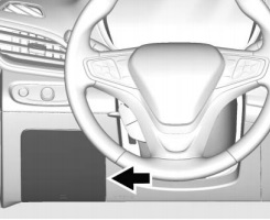 Diagrama de la caja de fusibles del salpicadero del Chevrolet Volt 2016-2019.