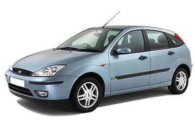 Diagrama detallado de la caja de fusibles del Ford Focus (1999-2007).