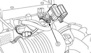 Esquema de fusibles para modelos de tractor Kubota M100GX y M110GX.