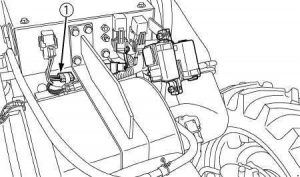 Distribución de fusibles para tractores Kubota M126GX y M135GX.