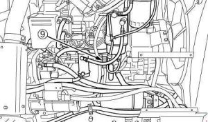 Representación gráfica de fusibles para los tractores M126GX y M135GX.
