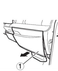 Caja de fusibles y relés ubicada bajo el asiento del pasajero.