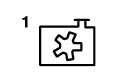 Diagrama de fusibles para el ventilador de refrigeración 1 del motor.