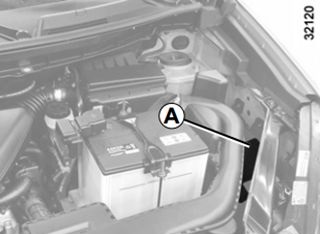 Diagrama de la caja de fusibles del motor del Renault Koleos I (2007-2015).