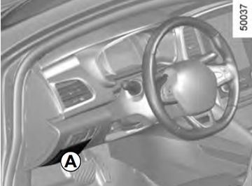 Ubicación de la caja de fusibles A en el Renault Talisman.