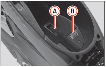 Diagrama detallado de la caja de fusibles del Seat MO 125 eScooter.