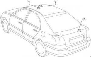 Diagrama de fusibles para Toyota Avensis T25 versión liftback RHD.
