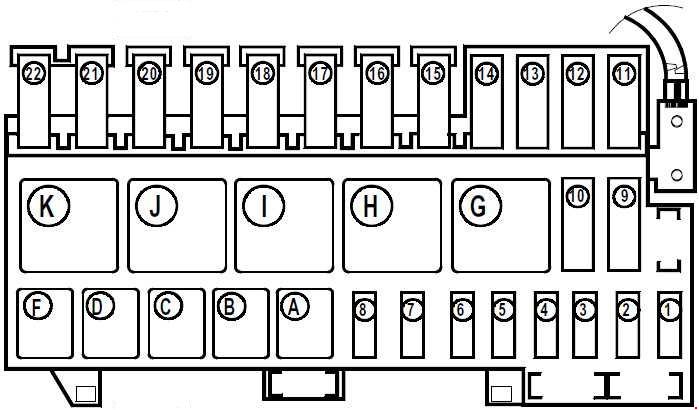 Diagrama de instalación de la unidad en el compartimento del motor.